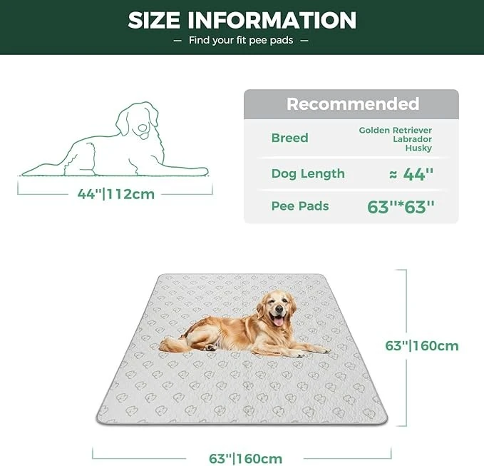 Quick-Dry Dog Urine Pads